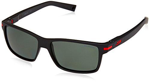 Julbo Syracuse Gafas de Sol, Unisex Adulto, Negro/Rojo