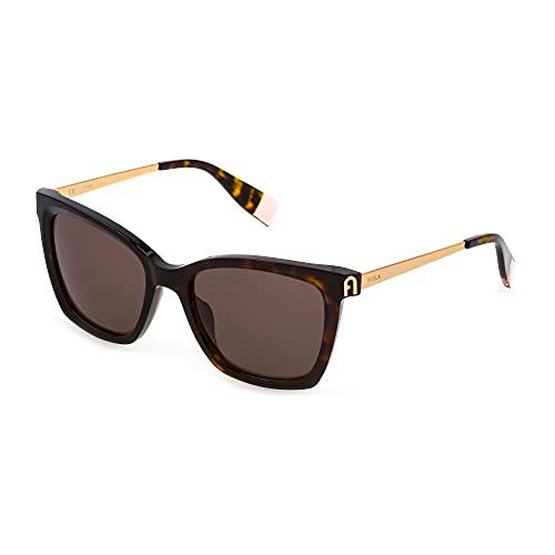 Furla SFU509 Gafas, Shiny Dark Havana, 53 para Mujer