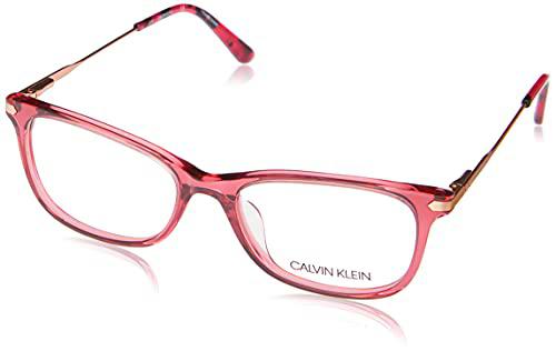 Calvin Klein CK18722, Acetate - Gafas de sol Crystal Deep Rose unisex para adulto