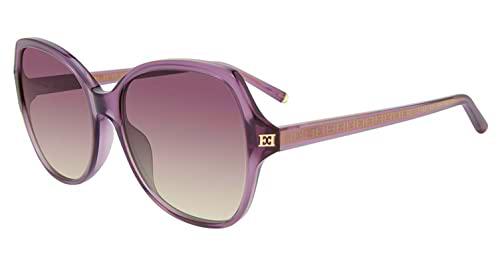 Escada SESC79 Gafas, Shiny TRANSP. Violet, 57 para Mujer