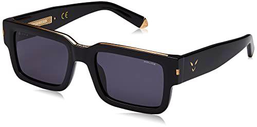 Police SPLE14, Gafas Unisex Adulto, 0BLK, 53