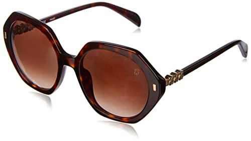 TOUS STOA92 Gafas, Shiny Dark Havana, 54 para Mujer