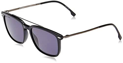 BOSS 0930/S IR 807 55 Gafas de Sol, Negro (Black/Grey Grey), Hombre