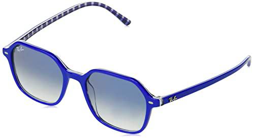 Ray-Ban 0RB2194 Lentes Oscuros, Blue ON Vichy Blue/White, 53 Unisex