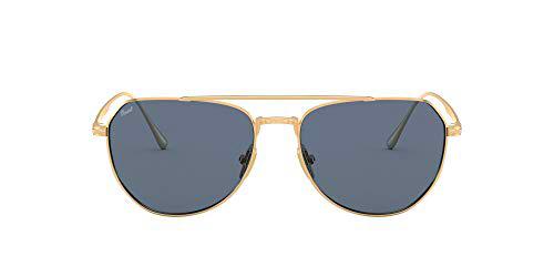 Persol 0PO5003ST Gafas, Gold/Light Blue, 54 Unisex Adulto