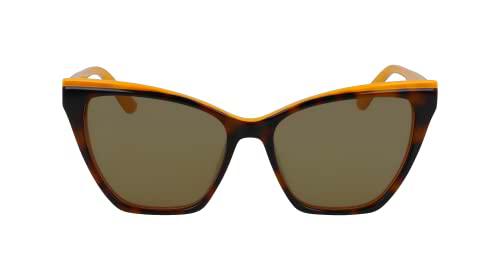 KARL LAGERFELD KL6033S Gafas, Havana/Yellow, 5416 De Las Mujeres