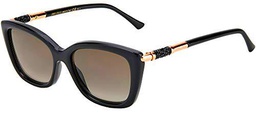 Jimmy Choo Adah/S Gafas, Sombra Negro/marrón, 54 para Mujer