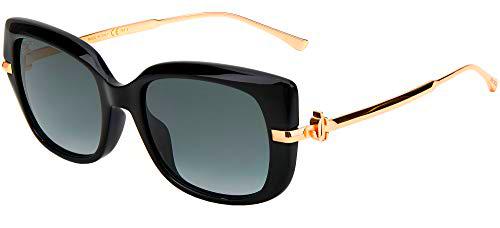 Jimmy Choo Orla/G/S Gafas, Negro, 54 para Mujer