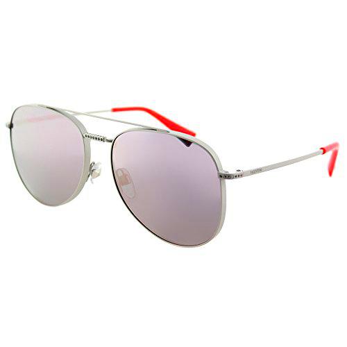 Valentino 0VA2007B 30155R 56 Gafas de Sol, Plateado (Matte Sandblast Silver/Greymirrorpink), Mujer