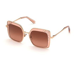 Swarovski SK0324-H Gafas, Shiny Pink, 52 para Mujer