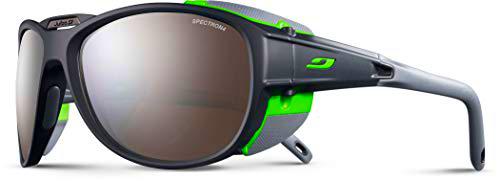 Julbo Explorer 2.0 Gafas de Sol, Unisex Adulto, Gris Opaco/Verde