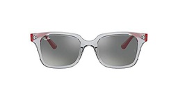 Ray-Ban 0RJ9071S Gafas, Transparent Grey, 48 Unisex