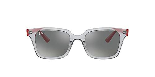 Ray-Ban 0RJ9071S Gafas, Transparent Grey, 48 Unisex