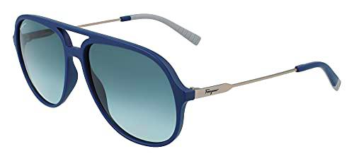 FERRAGAMO SF999S Gafas, Blue, 60 para Hombre