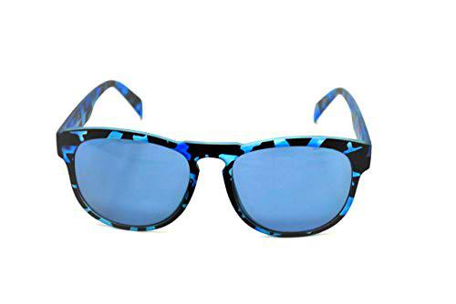 italia independent 0902-141-000 Gafas de Sol, Azul/Negro, 54 Unisex