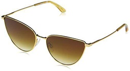 Calvin Klein CK20136S Gafas de Sol, Shiny Gold/Khaki Gradient