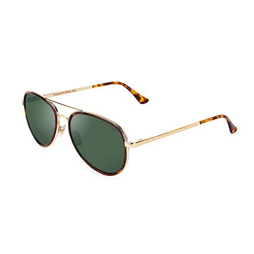 CLANDESTINE - Gafas de Sol Unisex - Modelo A15 - Lentes de Nylon HD y Montura de Acero Inoxidable en TR90