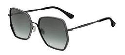 Jimmy Choo Aline/S 807/9o Black Sunglasses, 48 para Mujer