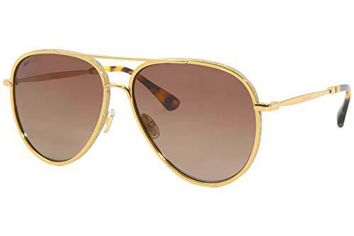 Jimmy Choo TRINY/S NQ Gafas, Gold/BW Marrone, 59 Mujeres