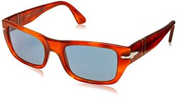 Persol 0po3268s, Gafas Unisex Adulto, Terra Di Siena Azul Claro