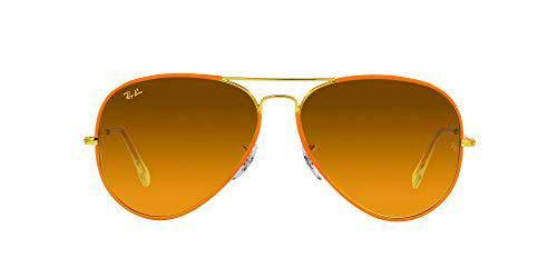 Ray-Ban 0RB3025JM Gafas, Yellow ON Legend Gold, 58 Unisex Adulto