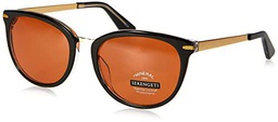 Serengeti Jodie Gafas, Shiny Black Transparent Inside Shiny Light Gold Metal