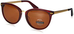 Serengeti Jodie Gafas, Shiny Transparent Burgundy Shiny Light Gold Metal