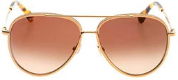 Jimmy Choo TRINY/S LA Gafas, Gold/BW Marrone, 59 Mujeres