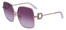 FERRAGAMO SF243SR Gafas, Rose Gold/Purple Gradient