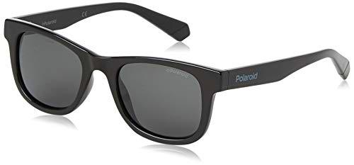 Polaroid KIDS PLD 8009/N/NEW gafas de sol, NEGRO, 44 Unisex niños