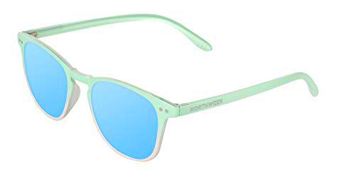 NORTHWEEK Wall OBERG Gafas, Verde y Blanco, Adulto Unisex Adulto