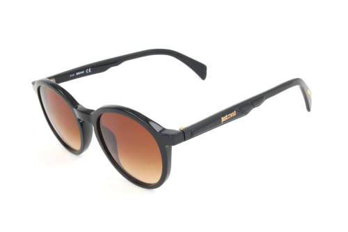 Just Cavalli JC838S Gafas de Sol, Negro (Shiny Black/Gradient Brown)