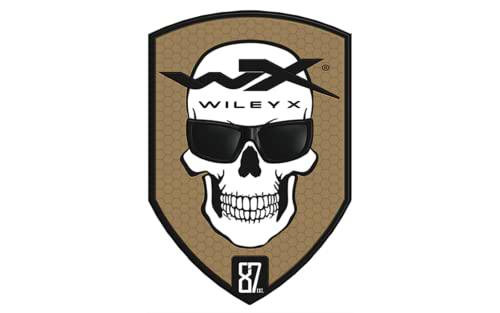 Wiley X Wx Patch Skull Lentes de reemplazo para Gafas de Sol