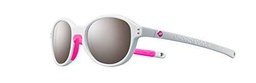 Julbo Frisbee Gafas de Sol, Gris Claro/Rosa Fluo, Talla única Unisex Adulto