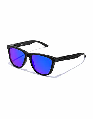 HAWKERS CARBON ONE Gafas de sol, Unisex Adulto, RAW Carbono / Azul Polarizado