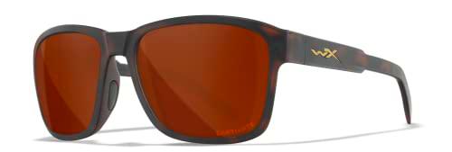 Wiley X Trek Gafas De Sol, Marrón Havana Mate, Un Tamaño Unisex