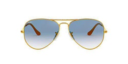 Ray-Ban Aviator Gafas de Sol, Dorado (Marco: Dorado