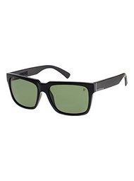 Quiksilver Bruiser Polarised Gafas, Matte Black/Green Polarized