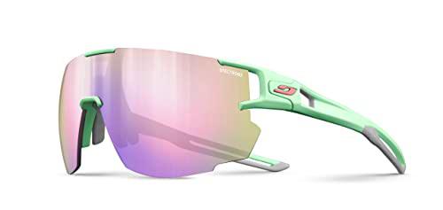 Julbo AEROSPEED Gafas de Sol, Verde/Gris, Talla única Unisex Adulto