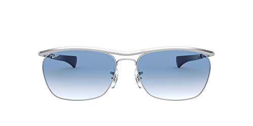 Ray-Ban 0RB3619 Lentes Oscuros, Silver, 60 Unisex