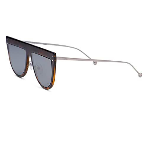 FENDI FF 0372/S T4 Gafas, Dark Havana/GY Grigio, 55 Mujeres