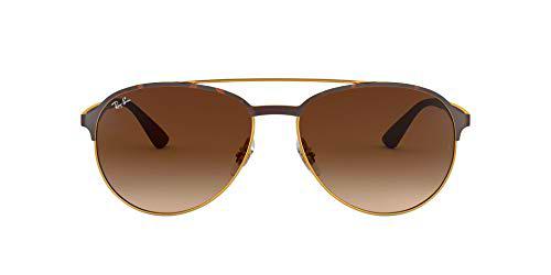 Ray-Ban 0RB3606 Gafas de Sol, Gold On Top Matte Havana