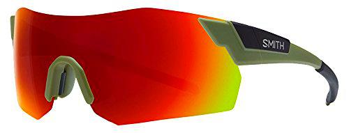 SMITH Pivlockare.Maxn X6 Bhp 99 Gafas de Sol, Verde (Green Black/Red Marl CP)