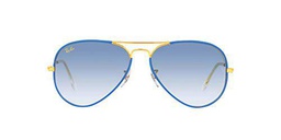 Ray-Ban 0RB3025JM Gafas, Light Blue ON Legend Gold