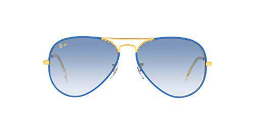 Ray-Ban 0RB3025JM Gafas, Light Blue ON Legend Gold