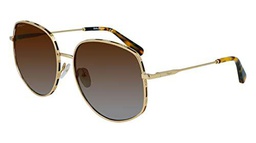 FERRAGAMO SF277S Gafas, Gold/Tokyo Tortoise, 61 para Mujer