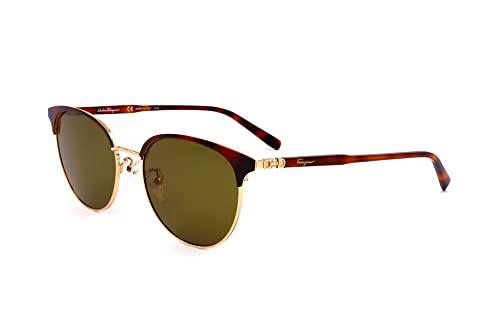 SALVATORE FERRAGAMO SF2201S 44040 - Gafas de sol, 723 Gold Tortoise