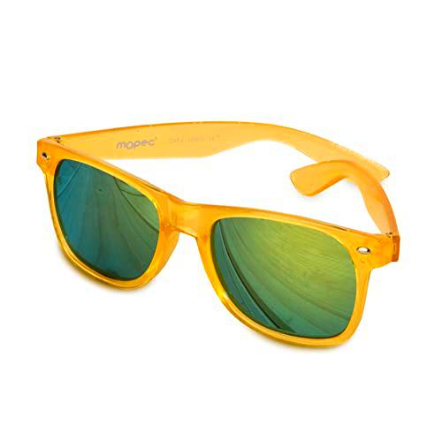 Mopec K500.11 Gafas de sol semi-transparentes, amarillo