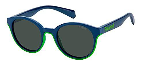 Polaroid PLD 8040/s RNB/M9 Blue Green 44, Gafas Unisex niños, Small