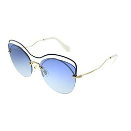 Miu Miu 0MU50TS UE63A0 60 Gafas de Sol, Azul (Bluette/Light Grey Blue), Mujer